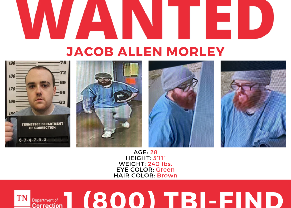 Tennessee inmate serving life sentence escapes prison; investigators release video of truck theft